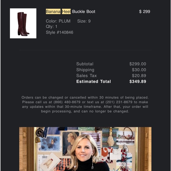 Tory Burch Banana Heel Buckle Boot - Picture 7 of 7